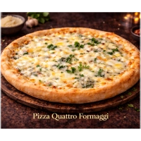 Tomato Sauce,Mozzarela,gorgonzola,Parmesan,Peccanno